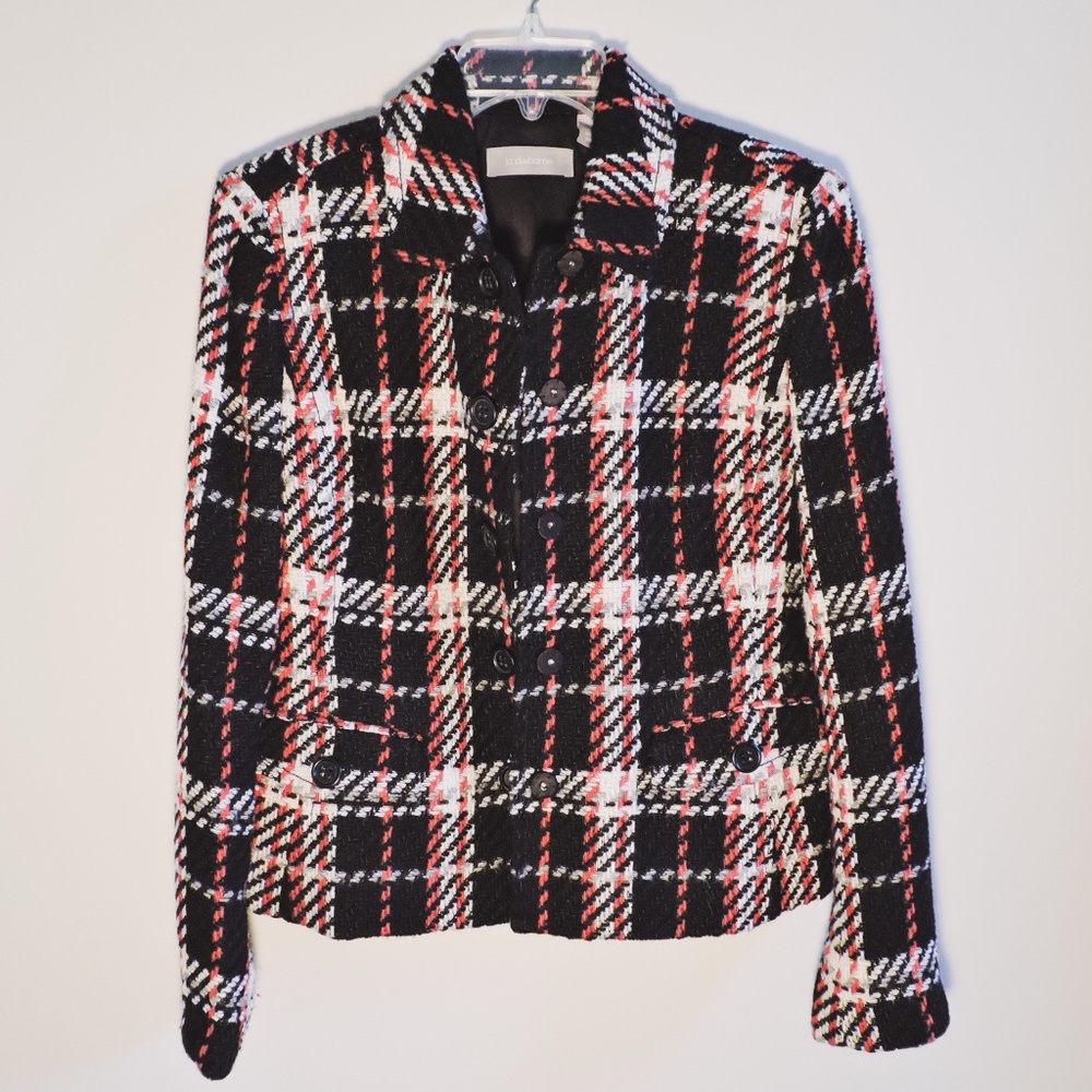Liz Claiborne - Women's Coat (Plaid)